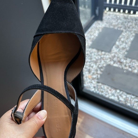 Trenery Suede Point Mid Heel - Black 38 - Picture 9 of 13